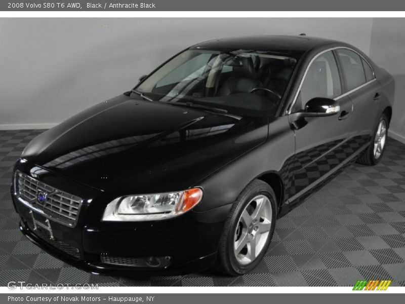 Black / Anthracite Black 2008 Volvo S80 T6 AWD