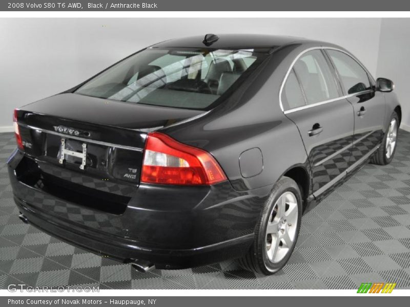 Black / Anthracite Black 2008 Volvo S80 T6 AWD