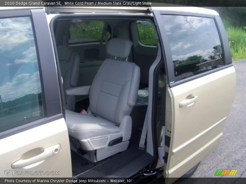 White Gold Pearl / Medium Slate Gray/Light Shale 2010 Dodge Grand Caravan SE
