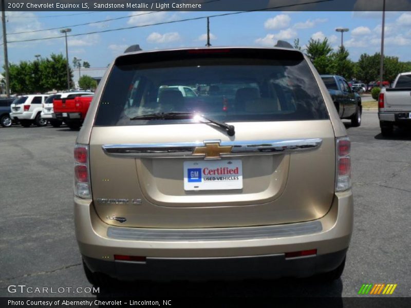 Sandstone Metallic / Light Cashmere 2007 Chevrolet Equinox LS