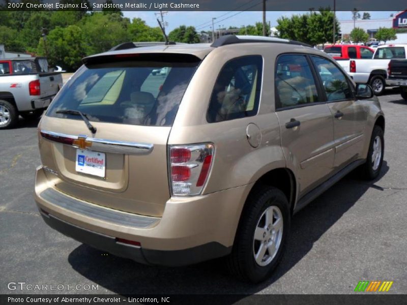 Sandstone Metallic / Light Cashmere 2007 Chevrolet Equinox LS