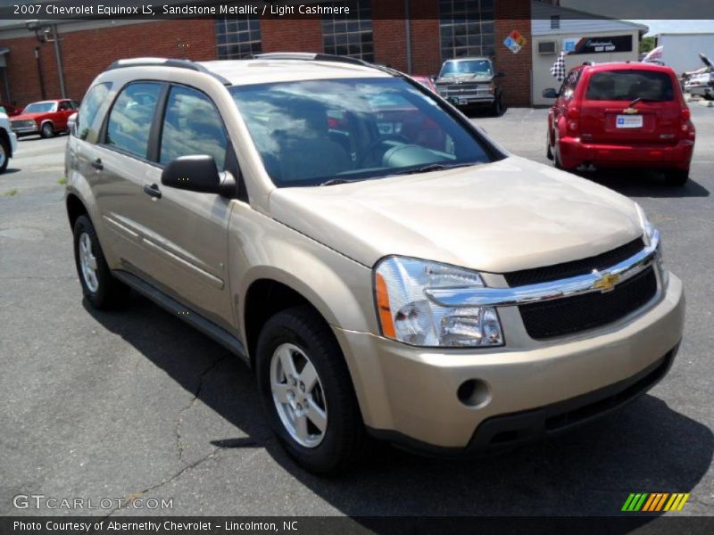 Sandstone Metallic / Light Cashmere 2007 Chevrolet Equinox LS