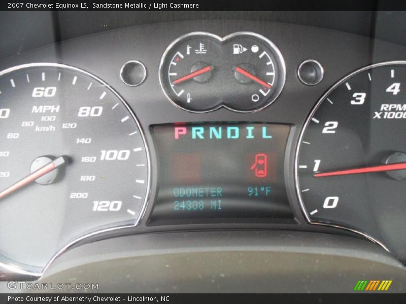 Sandstone Metallic / Light Cashmere 2007 Chevrolet Equinox LS