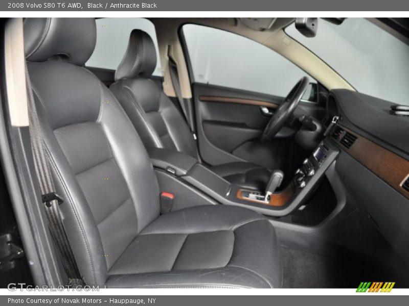 Black / Anthracite Black 2008 Volvo S80 T6 AWD