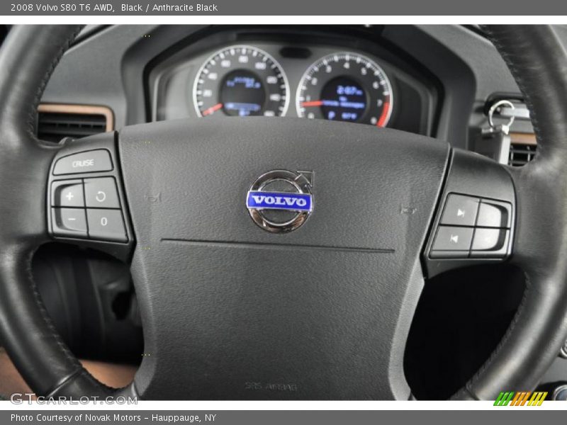 Black / Anthracite Black 2008 Volvo S80 T6 AWD