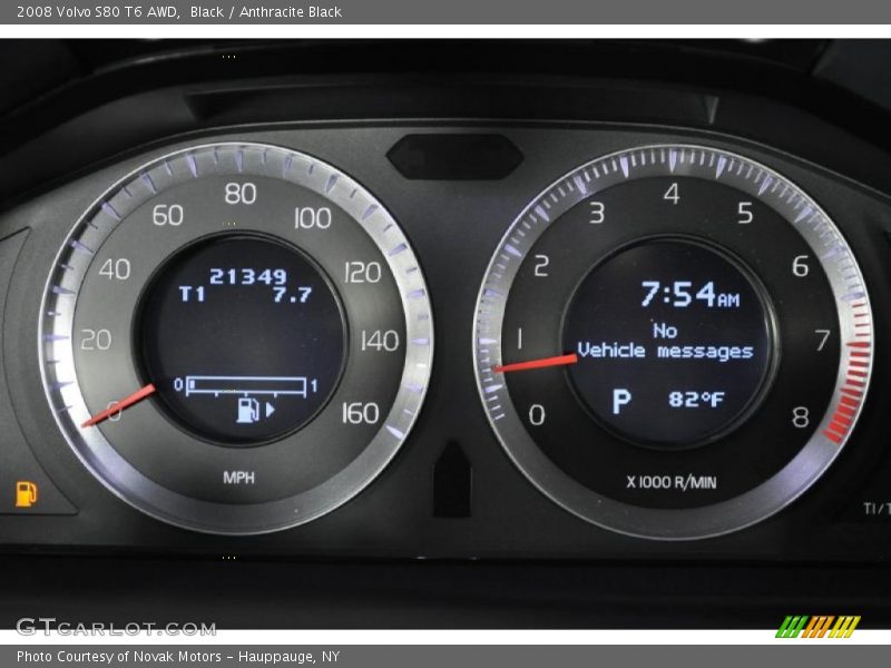 Black / Anthracite Black 2008 Volvo S80 T6 AWD