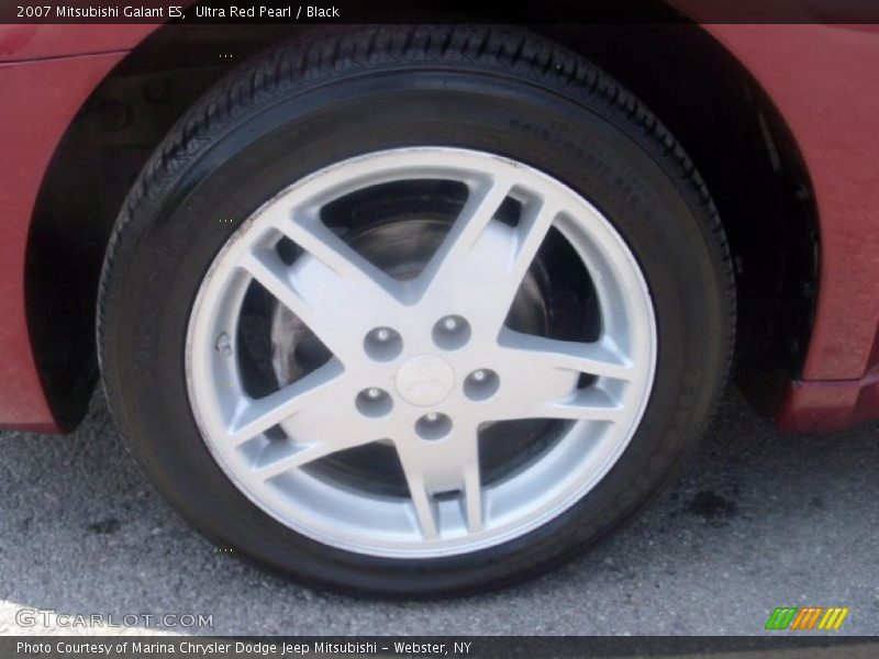 Ultra Red Pearl / Black 2007 Mitsubishi Galant ES