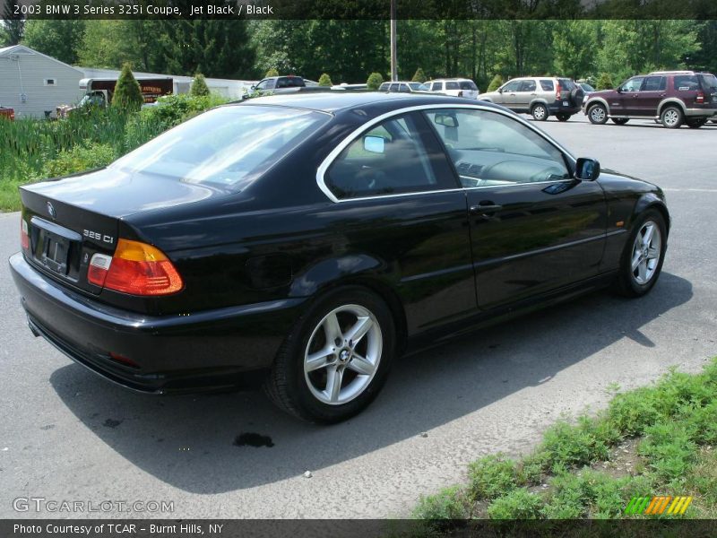 Jet Black / Black 2003 BMW 3 Series 325i Coupe