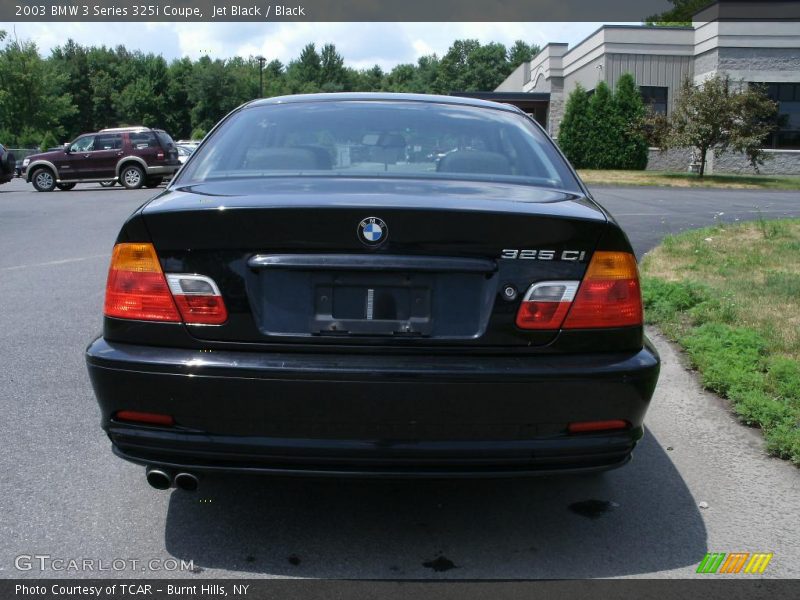 Jet Black / Black 2003 BMW 3 Series 325i Coupe