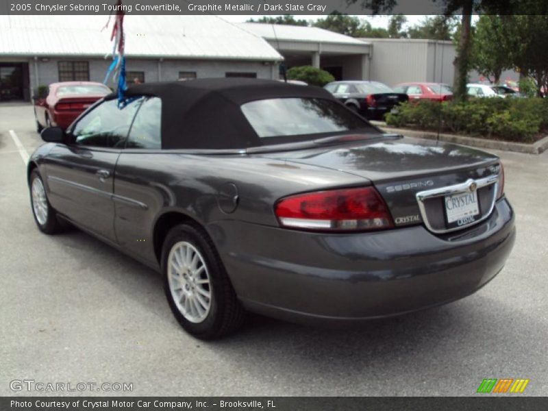 Graphite Metallic / Dark Slate Gray 2005 Chrysler Sebring Touring Convertible
