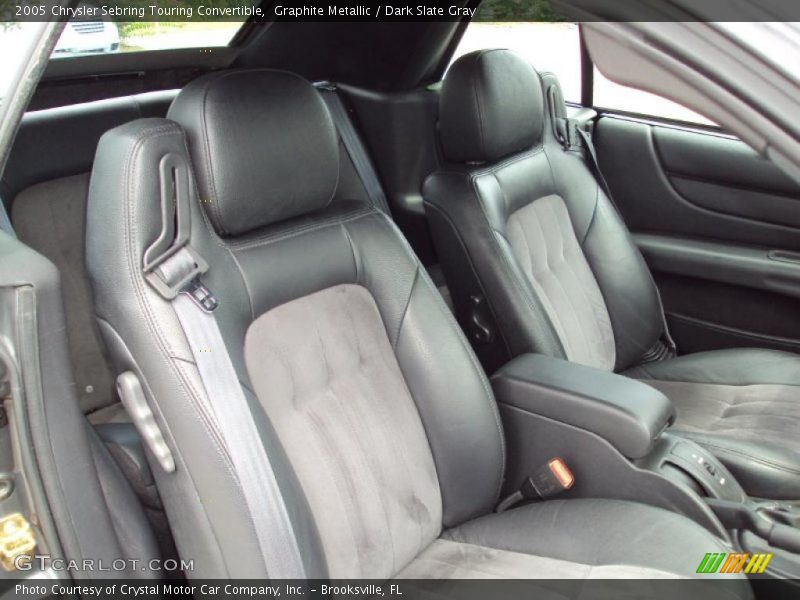 Graphite Metallic / Dark Slate Gray 2005 Chrysler Sebring Touring Convertible