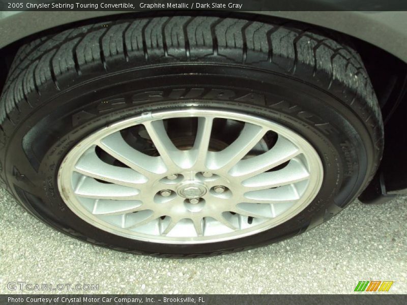 Graphite Metallic / Dark Slate Gray 2005 Chrysler Sebring Touring Convertible