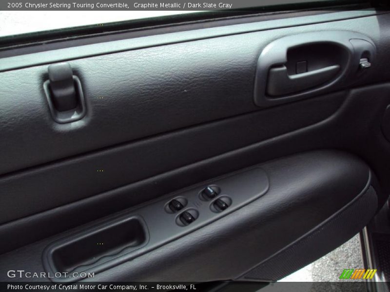 Graphite Metallic / Dark Slate Gray 2005 Chrysler Sebring Touring Convertible