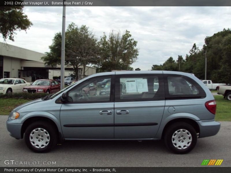 Butane Blue Pearl / Gray 2003 Chrysler Voyager LX
