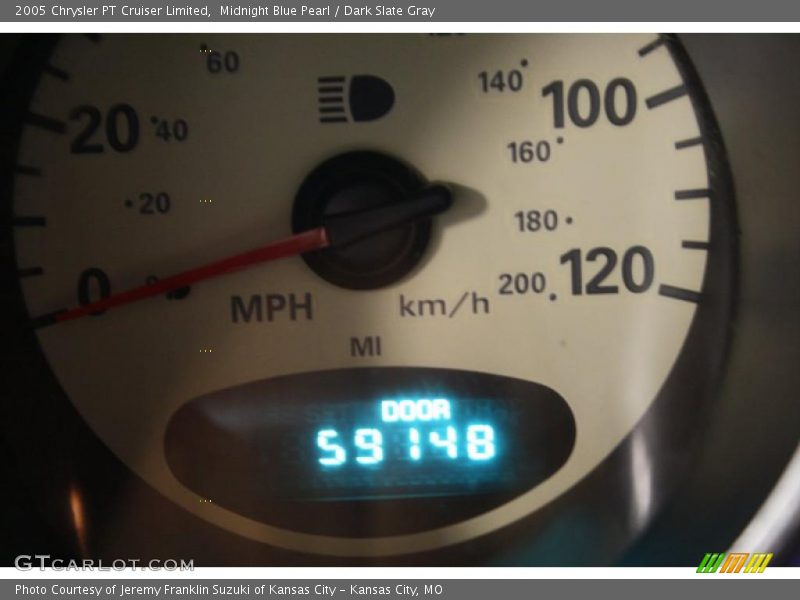 Midnight Blue Pearl / Dark Slate Gray 2005 Chrysler PT Cruiser Limited