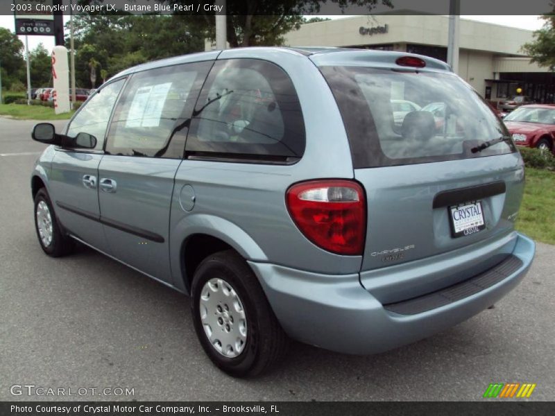 Butane Blue Pearl / Gray 2003 Chrysler Voyager LX