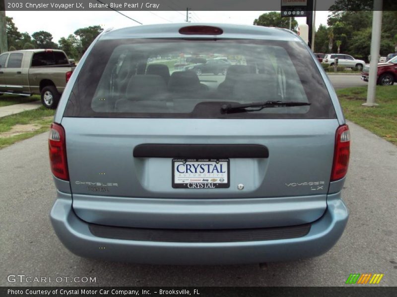 Butane Blue Pearl / Gray 2003 Chrysler Voyager LX