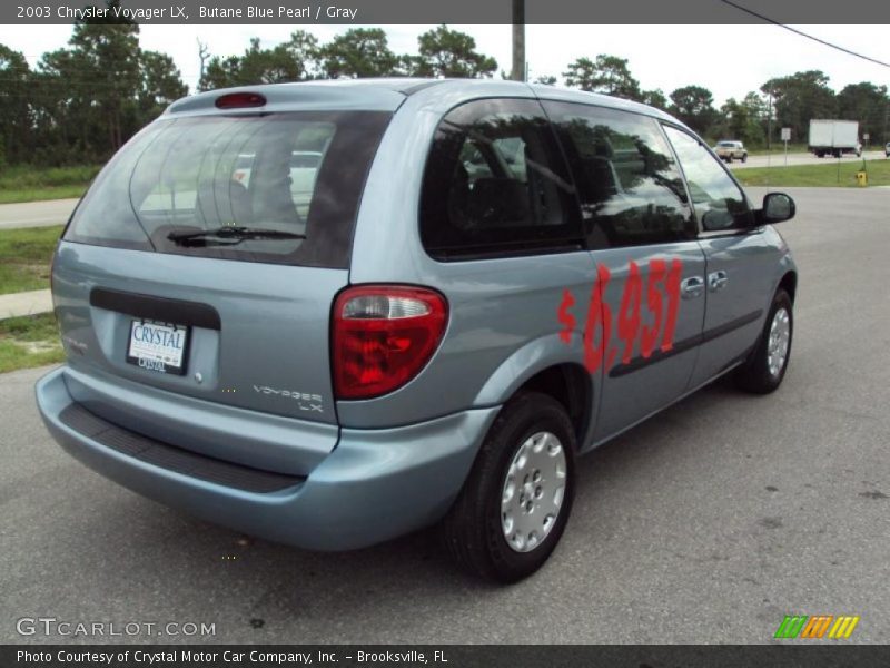 Butane Blue Pearl / Gray 2003 Chrysler Voyager LX