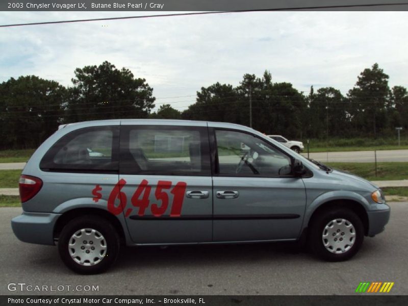 Butane Blue Pearl / Gray 2003 Chrysler Voyager LX