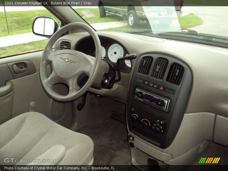 Butane Blue Pearl / Gray 2003 Chrysler Voyager LX