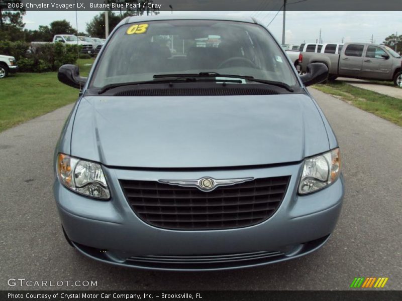 Butane Blue Pearl / Gray 2003 Chrysler Voyager LX