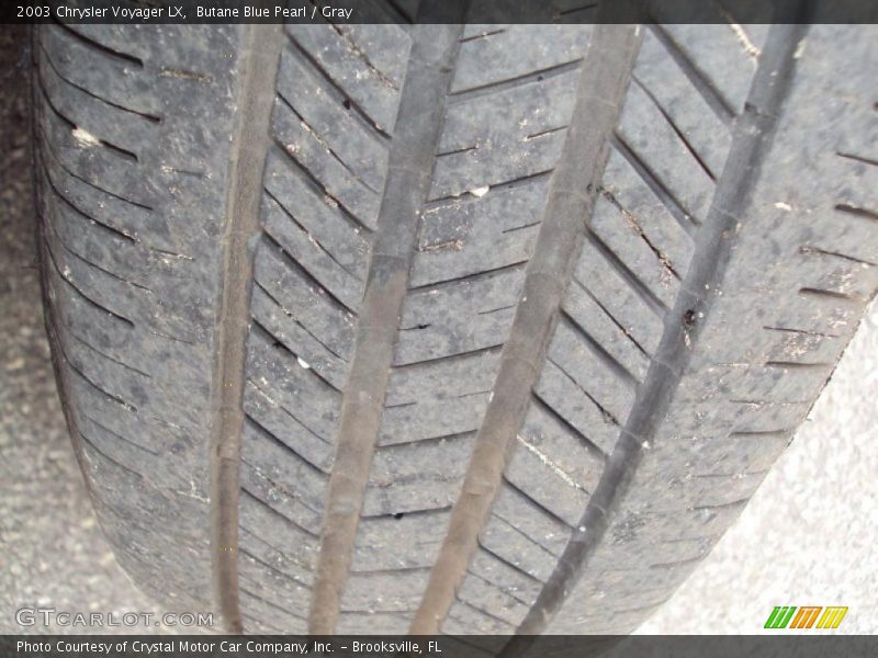 Butane Blue Pearl / Gray 2003 Chrysler Voyager LX