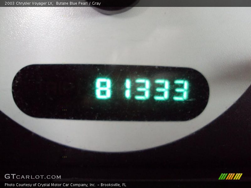Butane Blue Pearl / Gray 2003 Chrysler Voyager LX