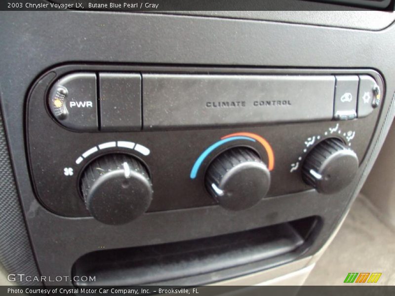 Butane Blue Pearl / Gray 2003 Chrysler Voyager LX