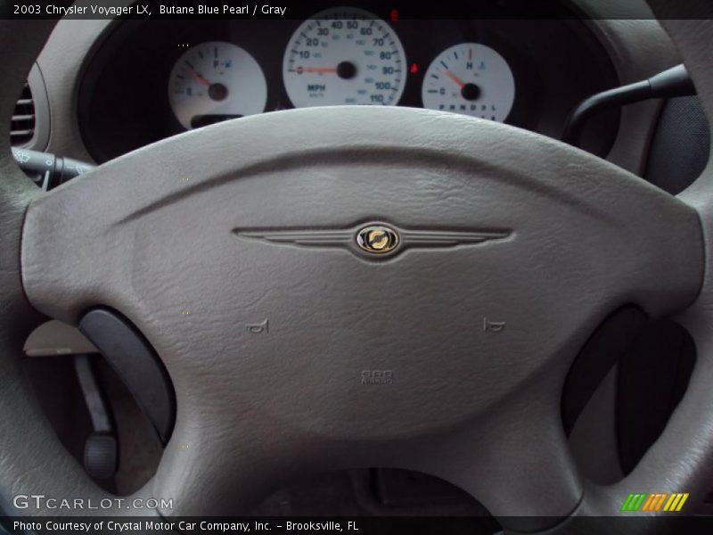 Butane Blue Pearl / Gray 2003 Chrysler Voyager LX