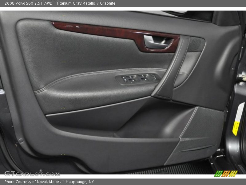 Titanium Gray Metallic / Graphite 2008 Volvo S60 2.5T AWD