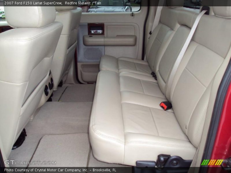 Redfire Metallic / Tan 2007 Ford F150 Lariat SuperCrew