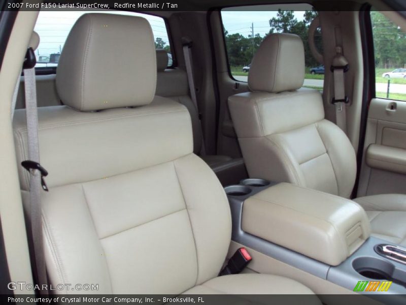 Redfire Metallic / Tan 2007 Ford F150 Lariat SuperCrew