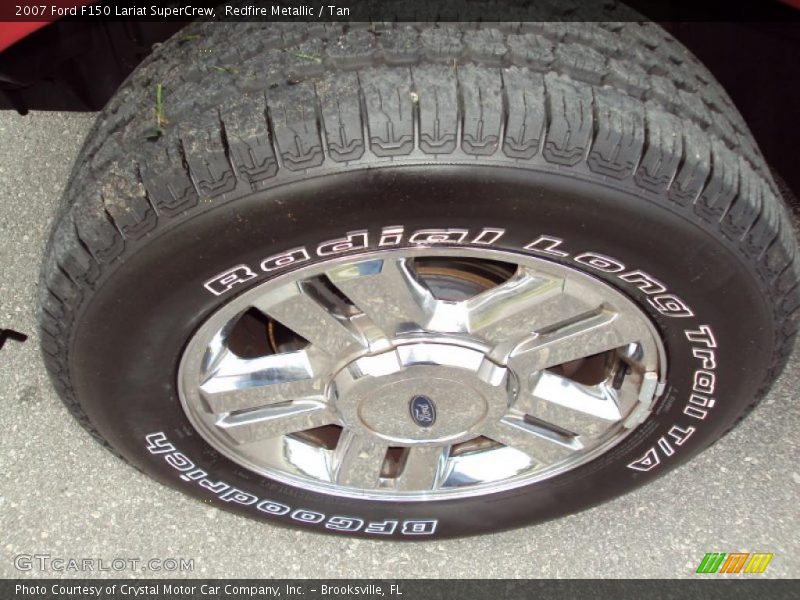 Redfire Metallic / Tan 2007 Ford F150 Lariat SuperCrew