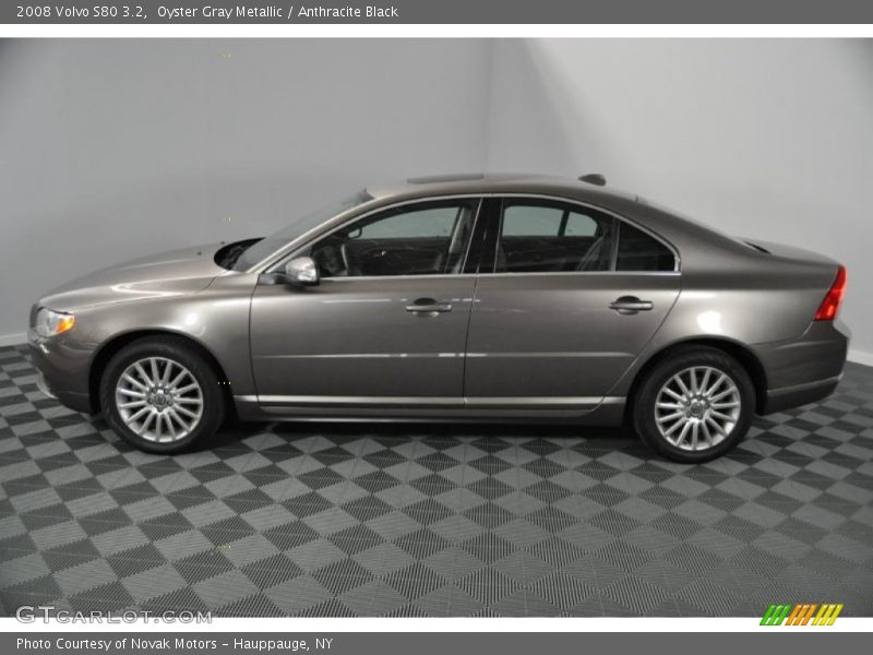 Oyster Gray Metallic / Anthracite Black 2008 Volvo S80 3.2