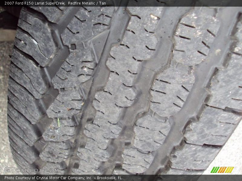 Redfire Metallic / Tan 2007 Ford F150 Lariat SuperCrew