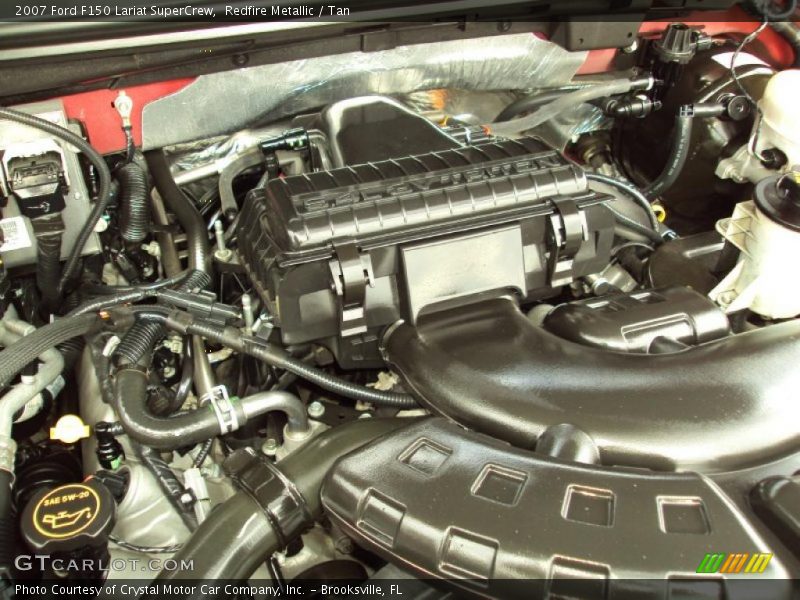 Redfire Metallic / Tan 2007 Ford F150 Lariat SuperCrew