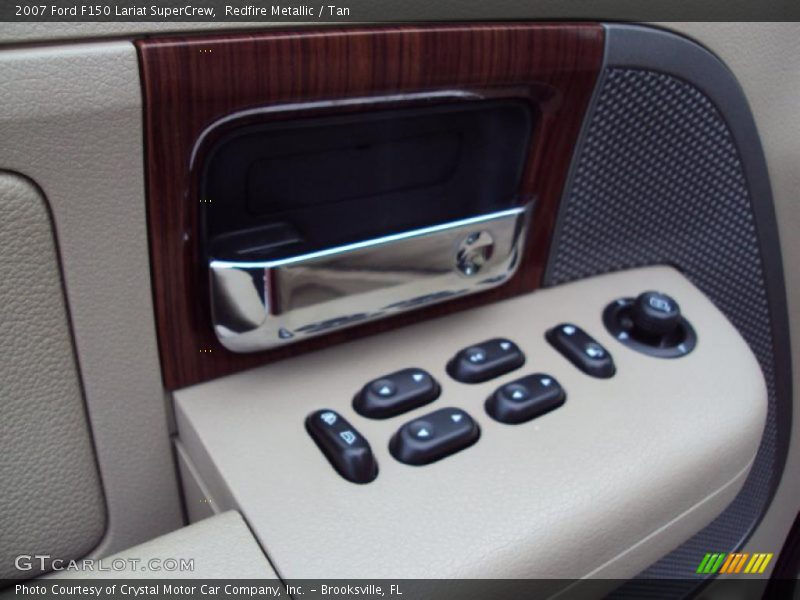 Redfire Metallic / Tan 2007 Ford F150 Lariat SuperCrew