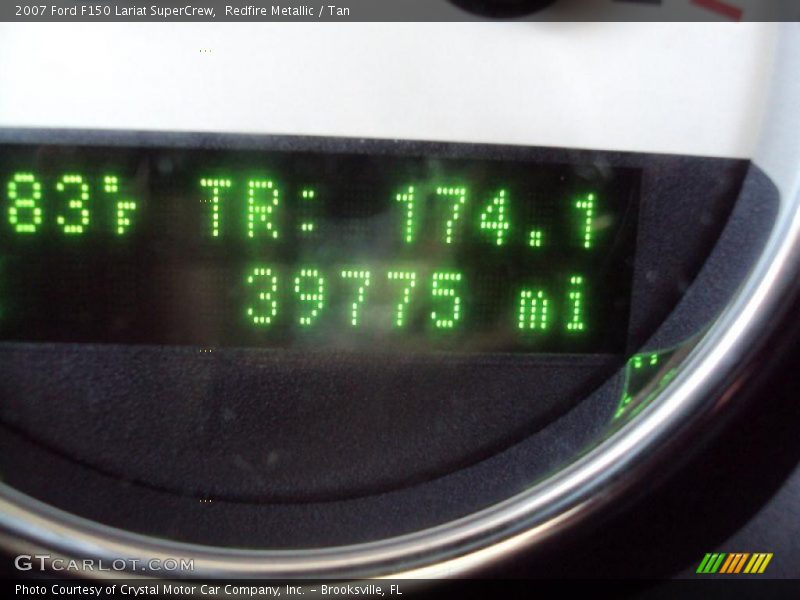 Redfire Metallic / Tan 2007 Ford F150 Lariat SuperCrew