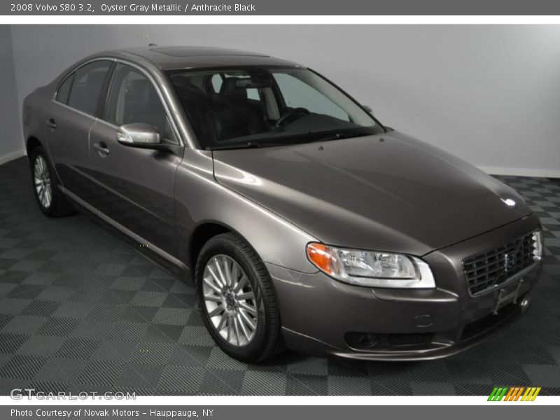 Oyster Gray Metallic / Anthracite Black 2008 Volvo S80 3.2