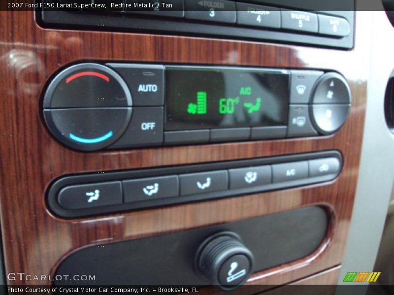 Redfire Metallic / Tan 2007 Ford F150 Lariat SuperCrew