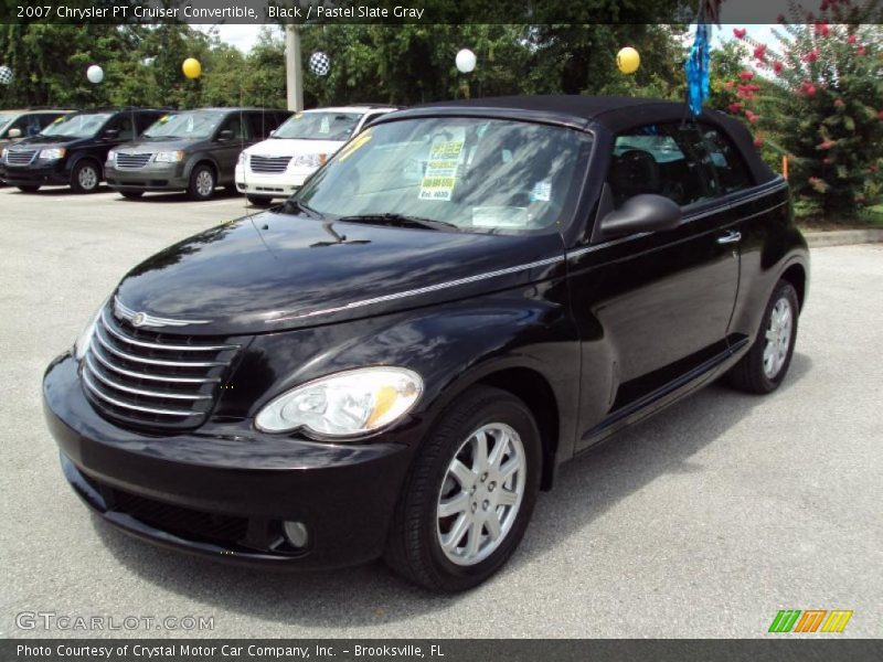 Black / Pastel Slate Gray 2007 Chrysler PT Cruiser Convertible