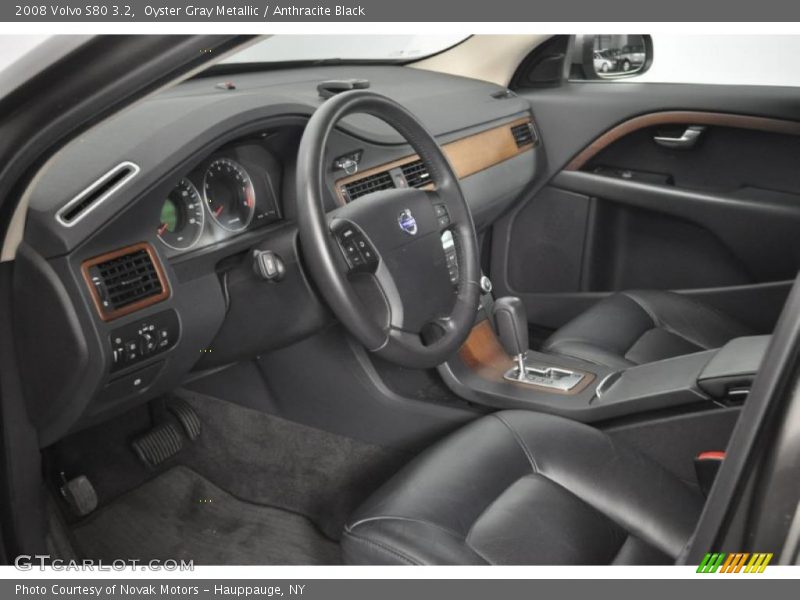 Oyster Gray Metallic / Anthracite Black 2008 Volvo S80 3.2