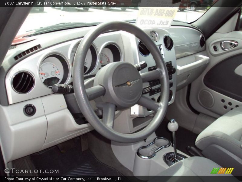 Black / Pastel Slate Gray 2007 Chrysler PT Cruiser Convertible