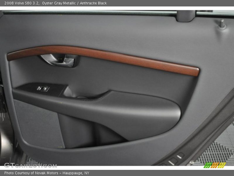 Oyster Gray Metallic / Anthracite Black 2008 Volvo S80 3.2