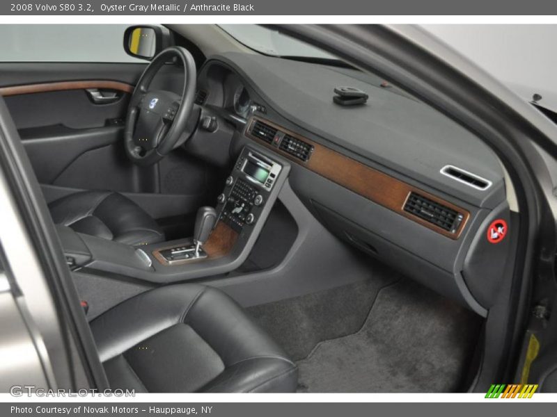 Oyster Gray Metallic / Anthracite Black 2008 Volvo S80 3.2