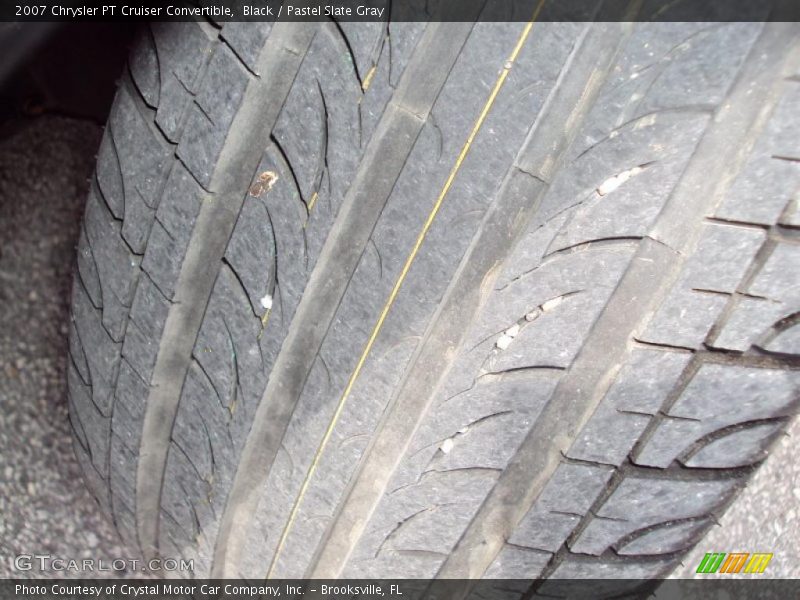 Black / Pastel Slate Gray 2007 Chrysler PT Cruiser Convertible