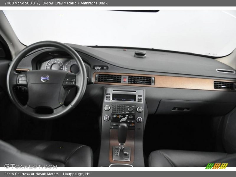 Oyster Gray Metallic / Anthracite Black 2008 Volvo S80 3.2