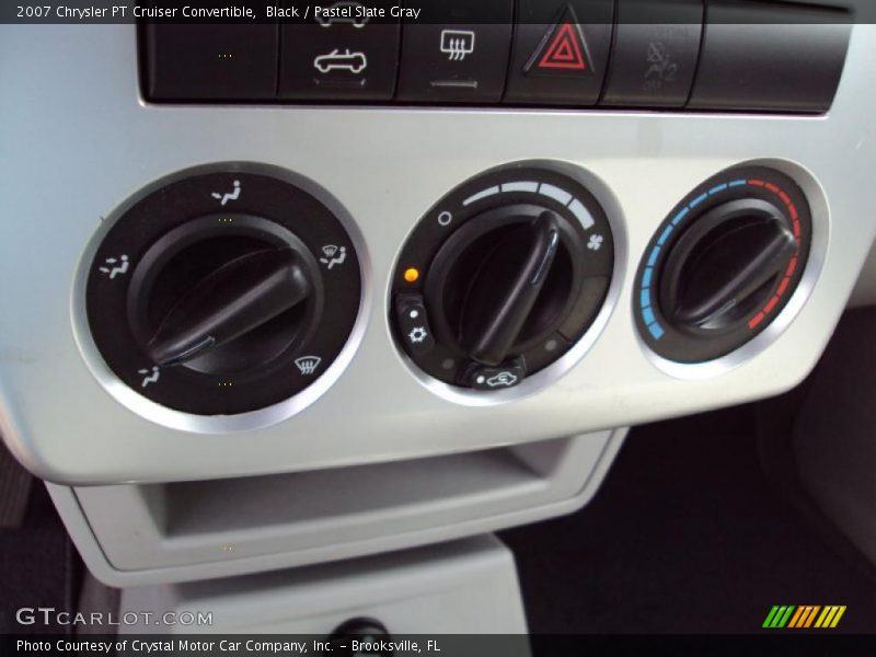 Black / Pastel Slate Gray 2007 Chrysler PT Cruiser Convertible