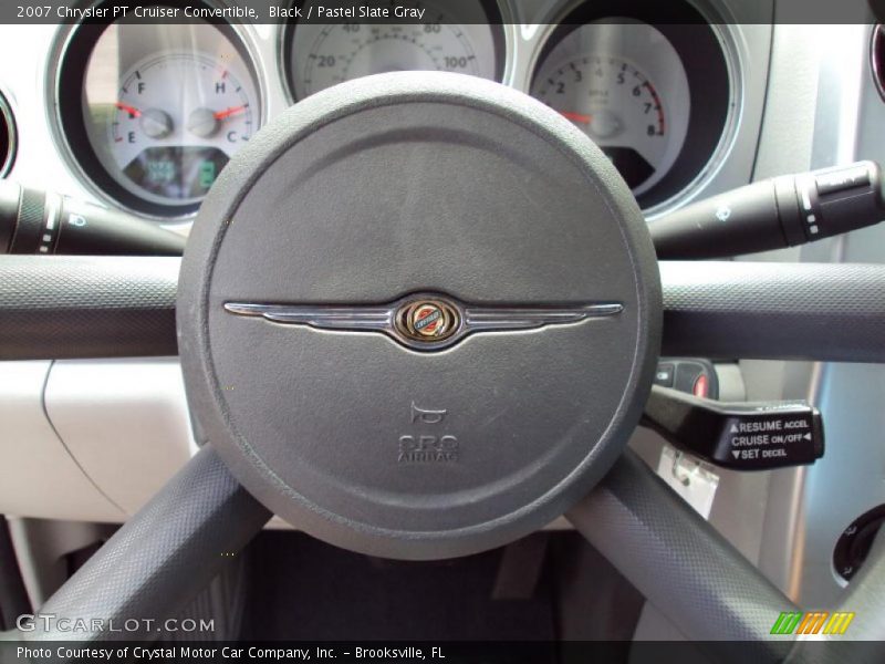 Black / Pastel Slate Gray 2007 Chrysler PT Cruiser Convertible