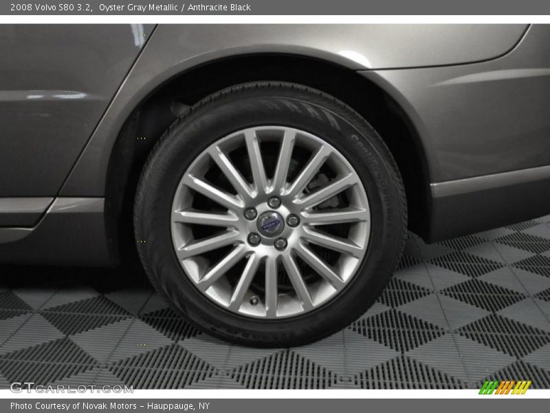 Oyster Gray Metallic / Anthracite Black 2008 Volvo S80 3.2